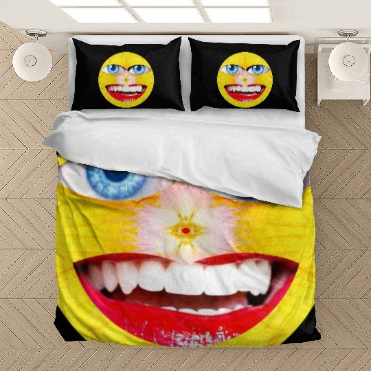 Smile Face Have a Nice Day Promote Happiness Joy Bedding Sets