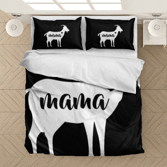Goat Mothers Day Mama Farm Mom Lover Gift Women Bedding Sets
