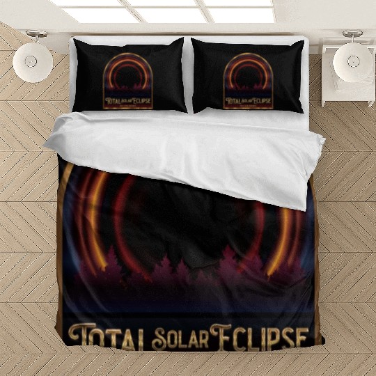 Total Solar Eclipse 2024 - Astronomy Bedding Sets