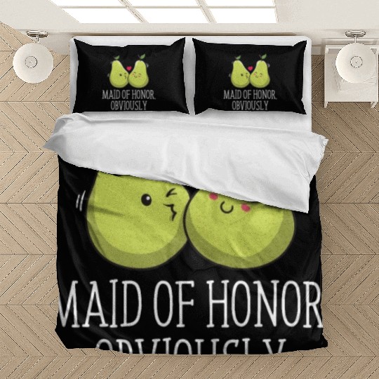 Maid Of Honor Obviously Best Woman Bridesmaid Best Bedding Sets