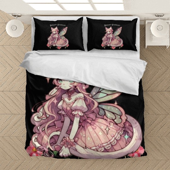 Enchanted Dreamy Stardust-A Cat Fairycore Fantasy Bedding Sets
