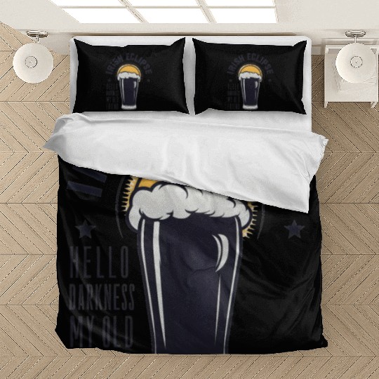 Irish Solar Eclipse - Hello Darkness My Old Friend Bedding Sets