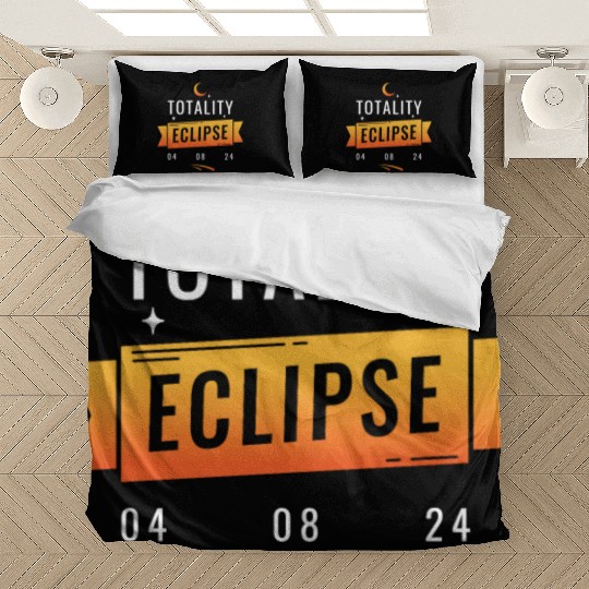 Eclipse Viewing Team solar eclipse 2024 Bedding Sets
