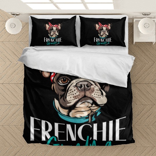 French Bulldog Lovers FRENCHIE GRANDMA Funny Bedding Sets