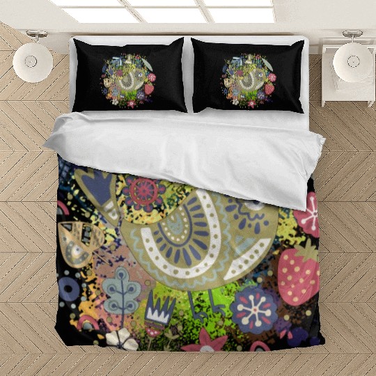 Design Abstract Bird Unique Art Bedding Sets