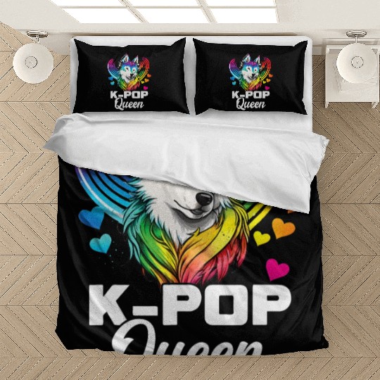Kpop Queen Bias Wolf Korean Pop Merch Kpop Bedding Sets