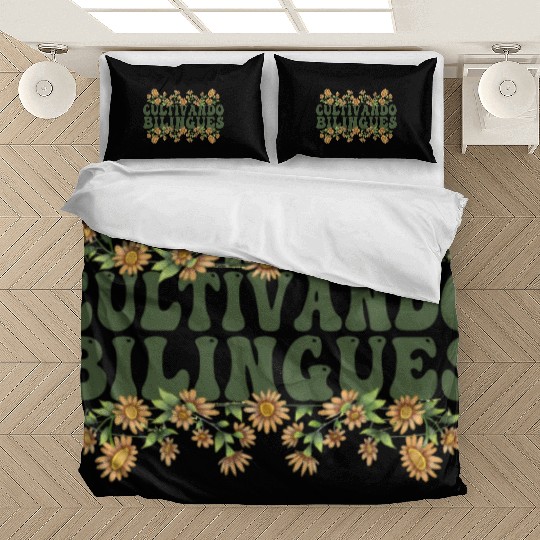 Cultivando Bilingües Spanish Teacher Bedding Sets
