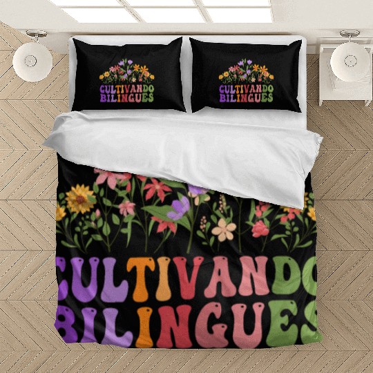 Cultivando Bilingües Spanish Teacher Bedding Sets