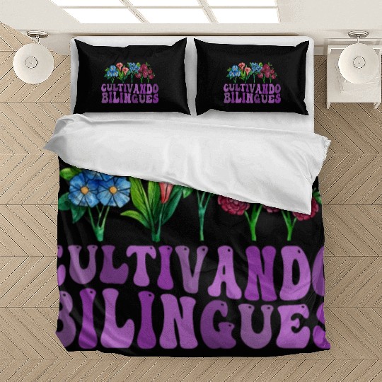 Cultivando Bilingües Spanish Teacher Bedding Sets