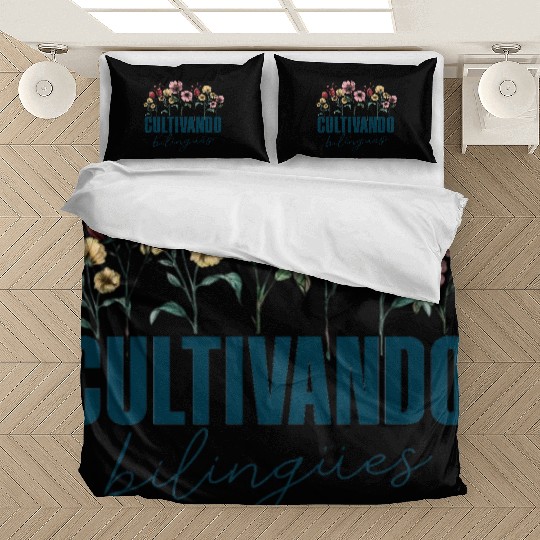 Cultivando Bilingües Spanish Teacher Bedding Sets