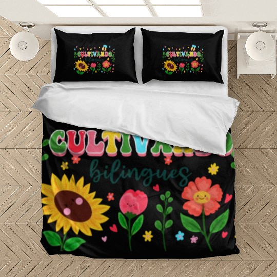 Cultivando Bilingües Spanish Teacher Bedding Sets