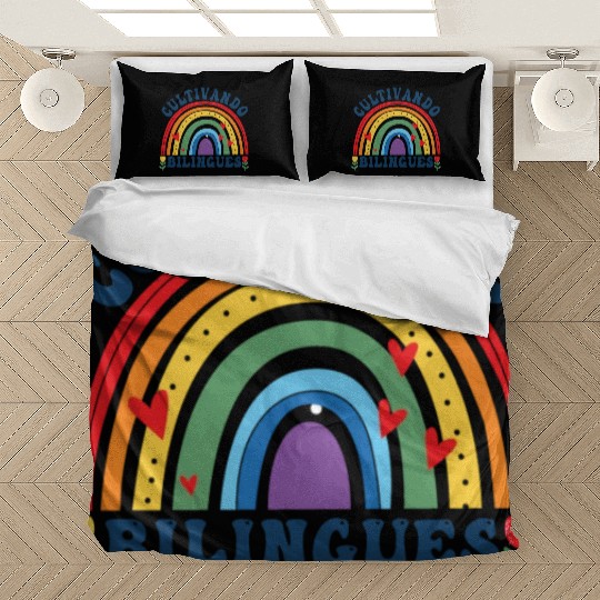 Cultivando Bilingües Spanish Teacher Bedding Sets
