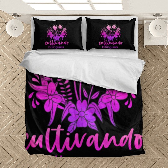 Cultivando Bilingües Spanish Teacher Bedding Sets