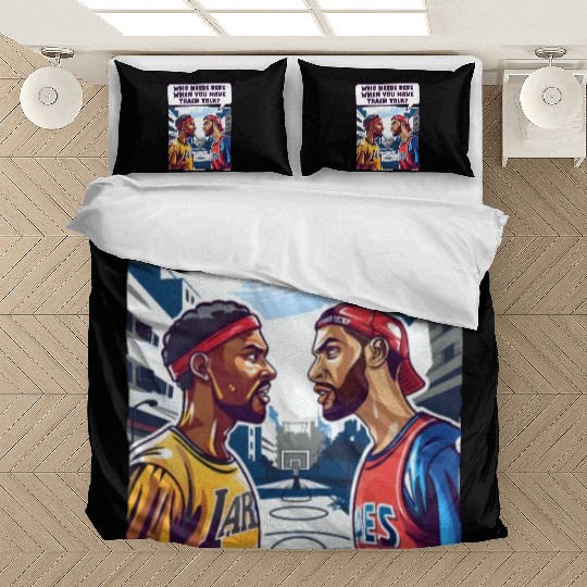 Street Basketball What Refs When Trash Talk Bedding Sets