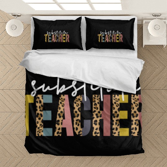 Substitute Teacher Back To School Sub Teacher Bedding Sets