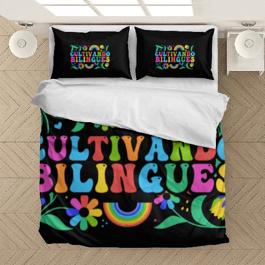 Cultivando Bilingües Spanish Teacher Bedding Sets