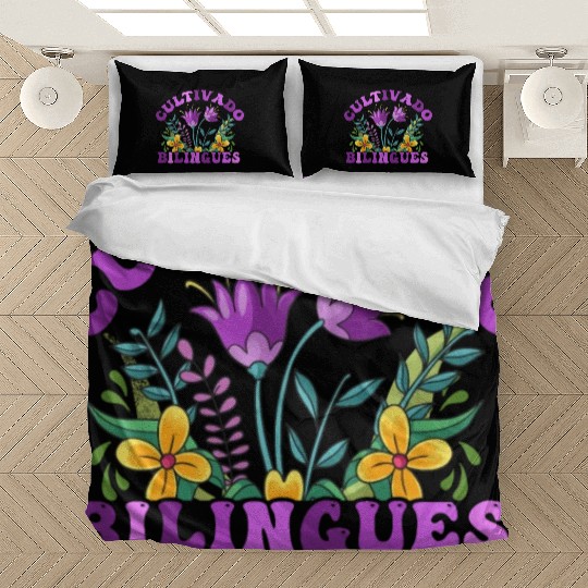 Cultivando Bilingües Spanish Teacher Bedding Sets