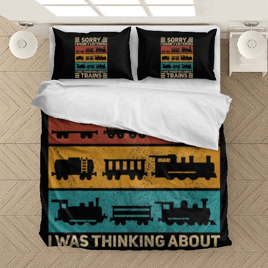 Wagon Train Lover Model Railroad Conductor Bedding Sets