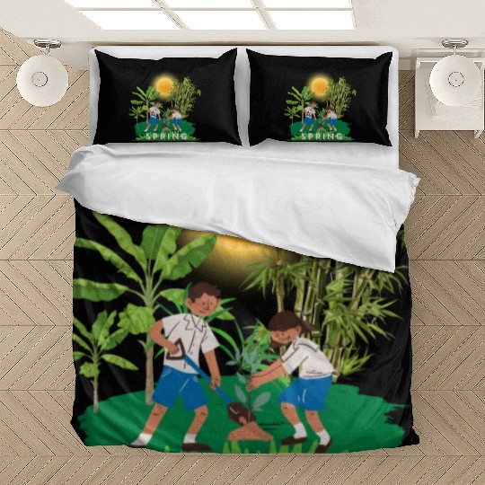 Black spring Lifestyle and Hobbies Bedding Sets