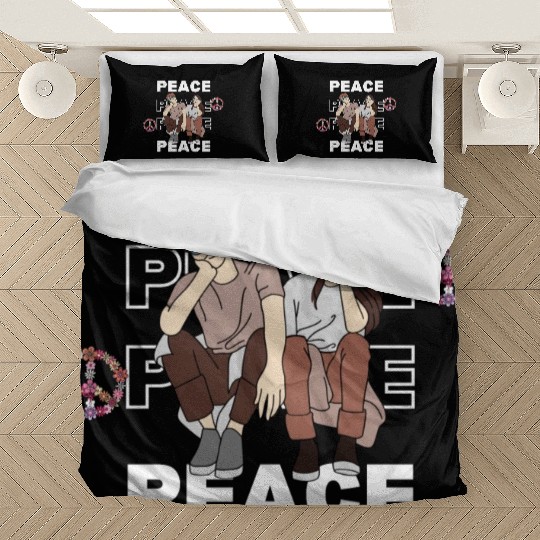 Peaceful Friends: Modern Graphic Bedding Sets