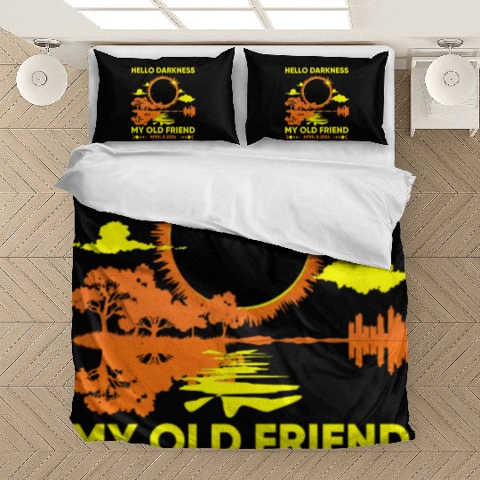 Hello Darkness My Old Friend - April 8th 2024 Bedding Sets