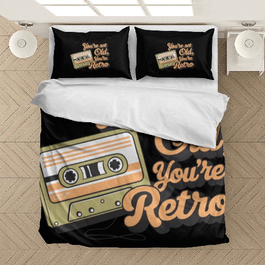 You're Not Old You're Retro Classic Cassette Tape Bedding Sets