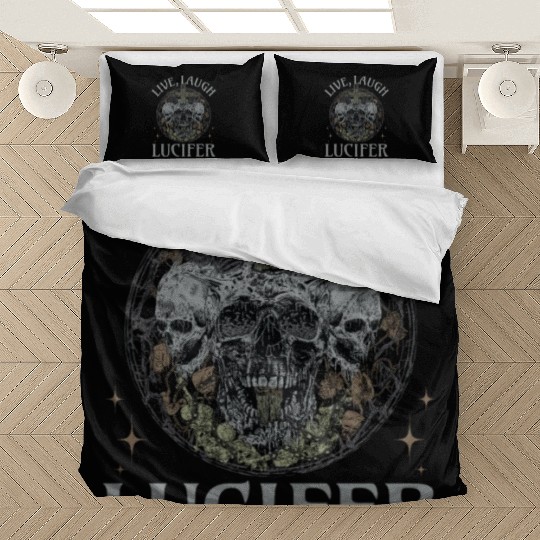 Live Love Lucifer Goth Festival Death Metal Bedding Sets