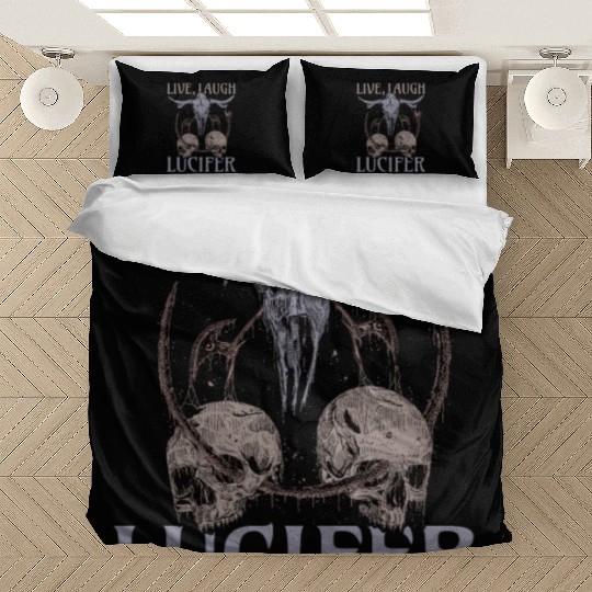 Live Love Lucifer Goth Festival Death Metal Bedding Sets