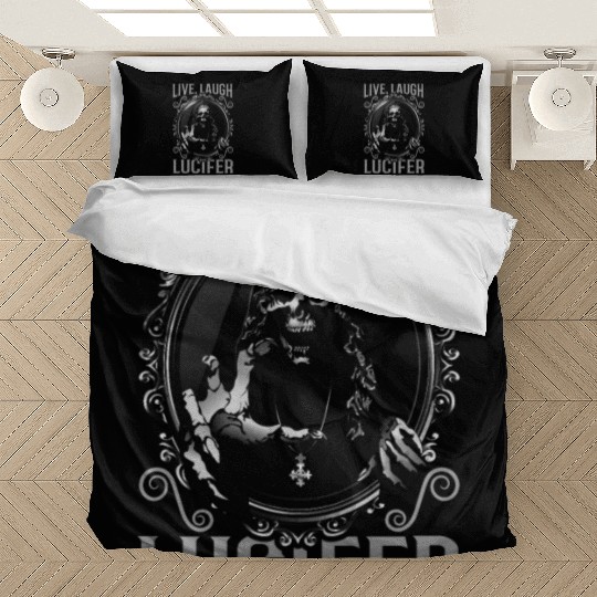 Live Love Lucifer Goth Festival Death Metal Bedding Sets