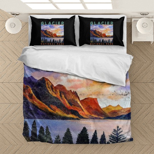 Glacier National Park US Montana parks Bedding Sets