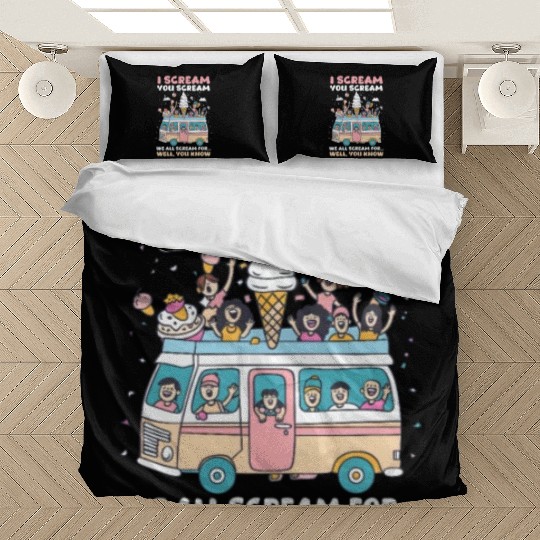 Ice Cream Lover We All Scream for… Well, You Know Bedding Sets