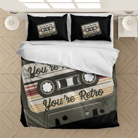 You're Not Old You're Retro Classic Cassette Tape Bedding Sets