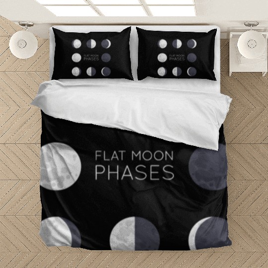 Cool Full Moon - Solar Eclipse, Moon Phases Total Bedding Sets