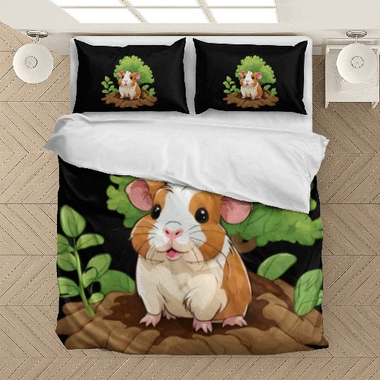 Earth Day Guinea Pig: Vibrant Eco-Friendly Design Bedding Sets