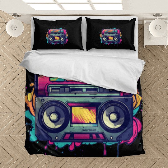 Retro Classic Cassette Tape for a 80s Fan Bedding Sets