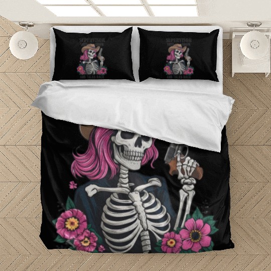 Cool S.h.i.t Show Supervisor Hilarious Vintage Bedding Sets