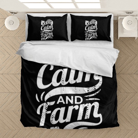 Keep Calm and Farm On Bedding Sets