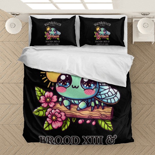 CICADA EMERGENCE 2024 KAWAII, CICADAGEDDON BROOD Bedding Sets
