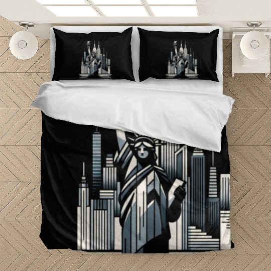 Statue of Liberty Embrace Bedding Sets