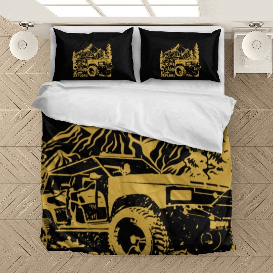 Jeep Car and Nature Mount Bedding Sets