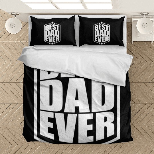 The Best Dad Ever Coolest Daddy in the World Love Bedding Sets