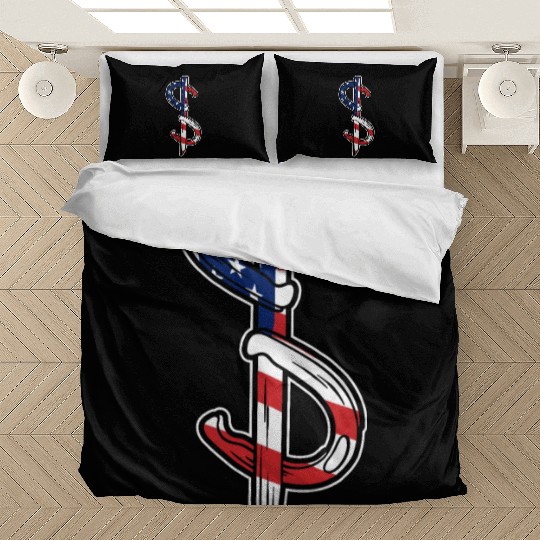 Horseshoe Pitching USA FLag Bedding Sets