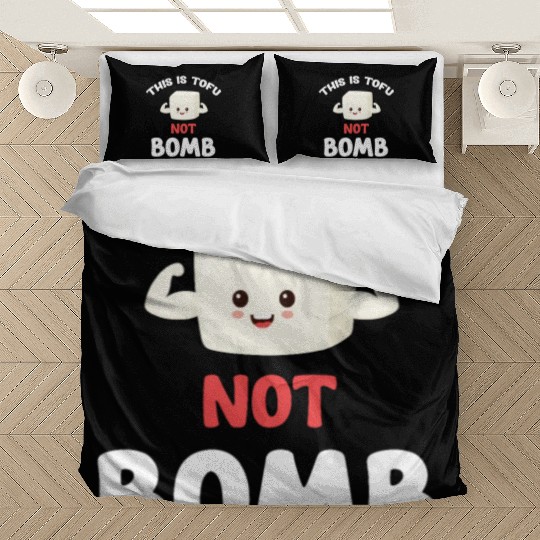 This Is Tofu Not Bomb Tempeh Asian Broccoli Bedding Sets