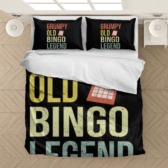 Grumpy old Bingo Legend Bingo Player Bedding Sets