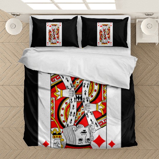 King of Diamonds Playing Card Bedding Sets