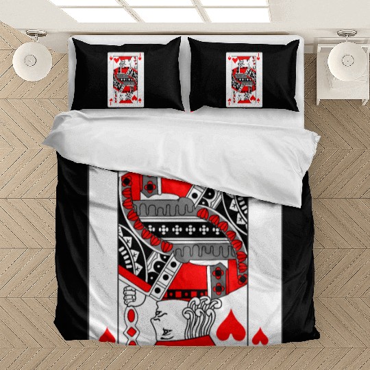Jack Playing card hearts Bedding Sets
