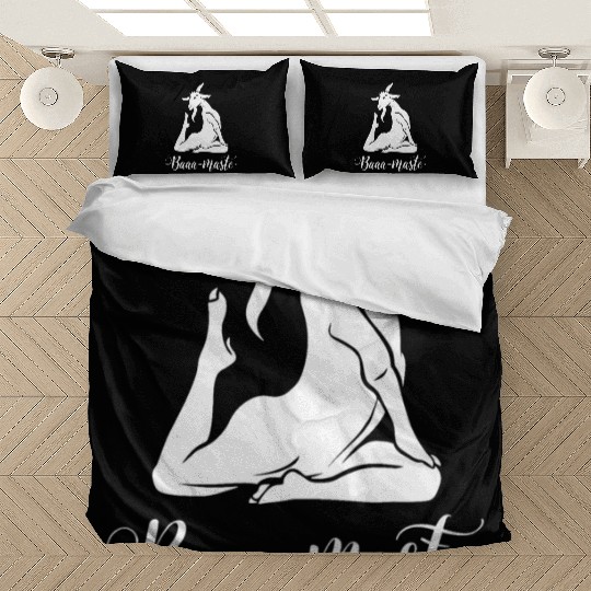 Baaa-Maste Goat Yoga Pose Serenity Bedding Sets