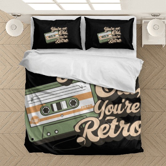 You're Not Old You're Retro Classic Cassette Tape Bedding Sets