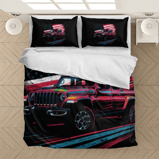 Jeep Gladiator JT US Flag Bedding Sets