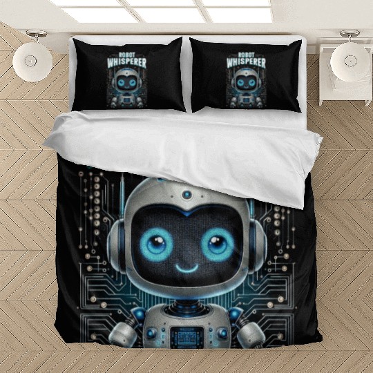 Robotics Engineer Robot Whisperer Bedding Sets